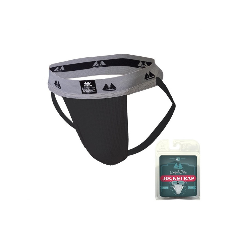 MM Edition Jockstrap Jockstrap Original Waist 2 Band Noir